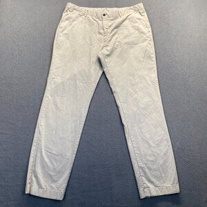 Ledbury Richmond Chino Pants,Pocket Mens Size 40 Tan,Preppy,99% Cotton